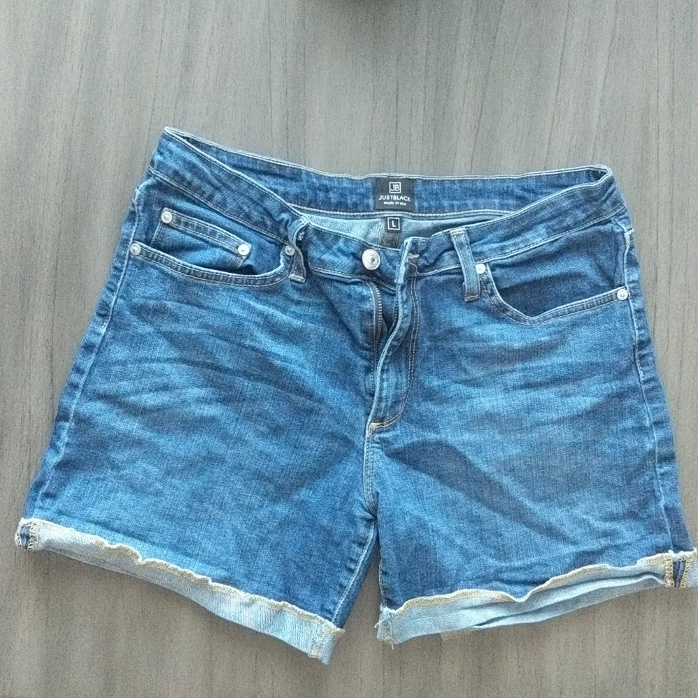 SOLD 4/16 - High Waisted Jean Shorts